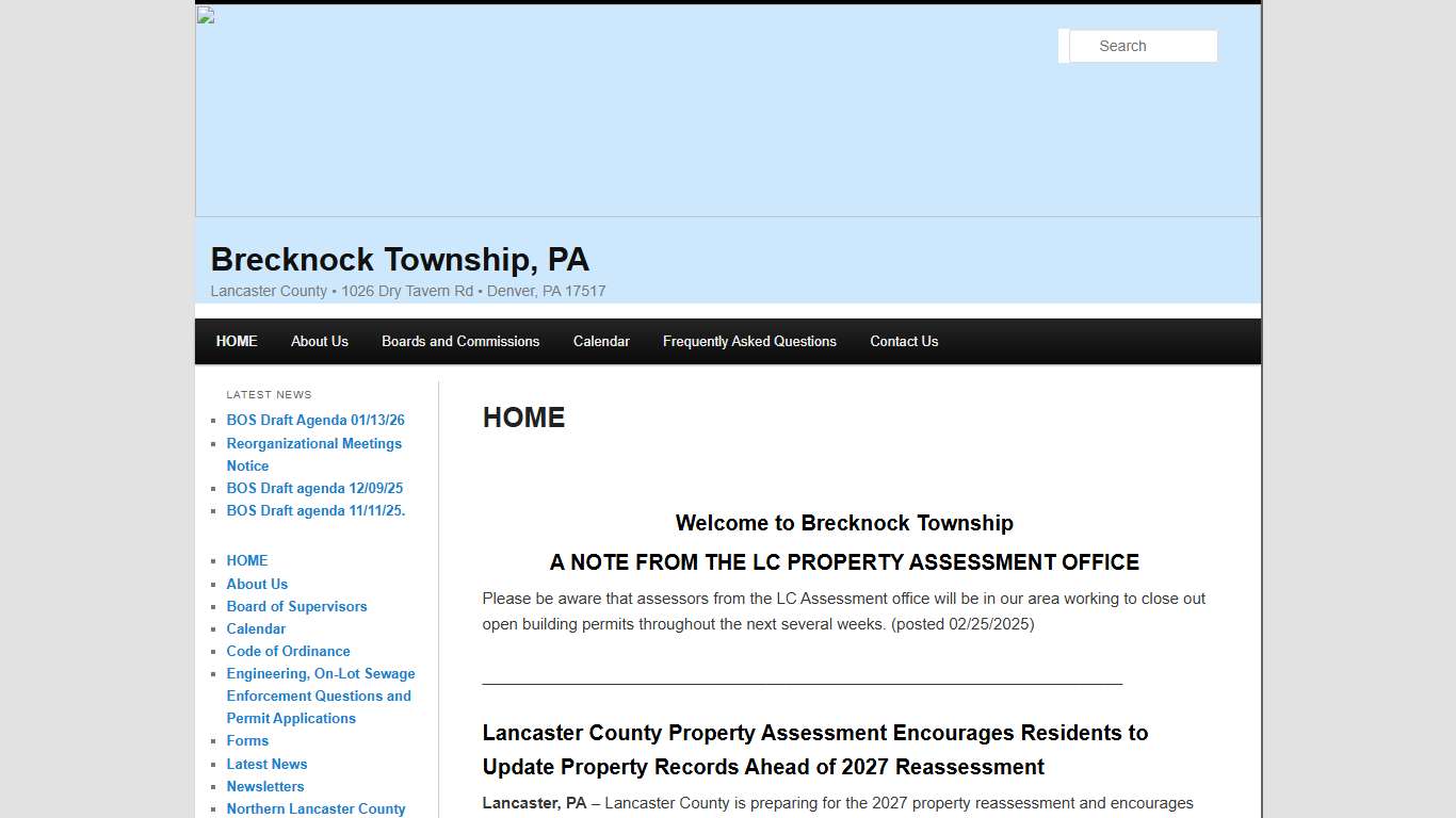 Brecknock Township, PA Lancaster County • 1026 Dry Tavern Rd • Denver, PA 17517